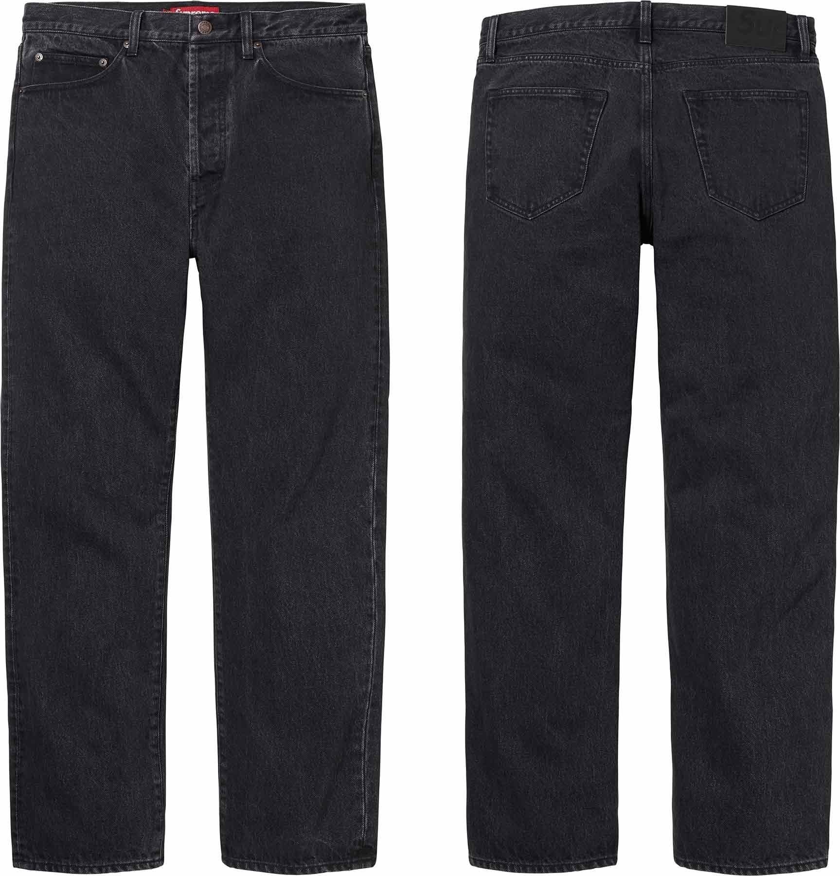 Stone Washed Black Slim Jean